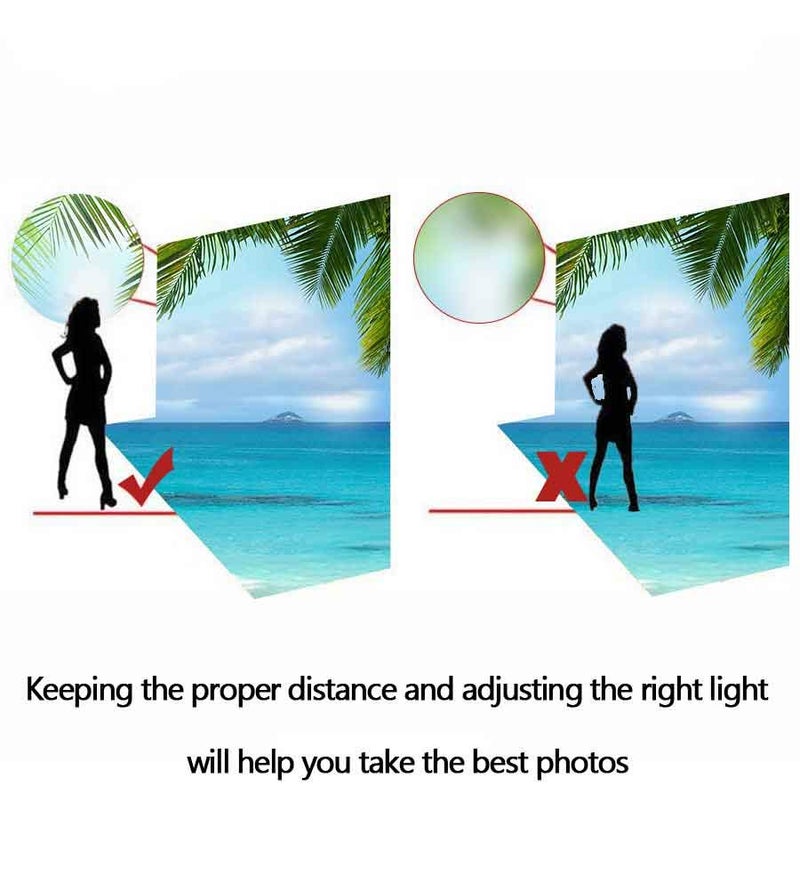 FHZON 10x7ft Tropical Beach Photography Backdrops White Cloud Blue Sky Sea Coconut Tree Background Holiday Travel Theme Party Photo Booth Props PFH566 - Image 4